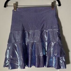 Emily Hsu Iridescent Purple Skort